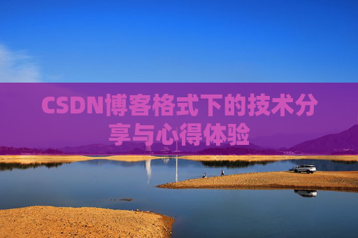 CSDN博客格式下的技术分享与心得体验